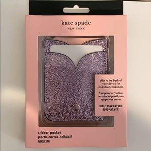 Kate spade sticker pocket